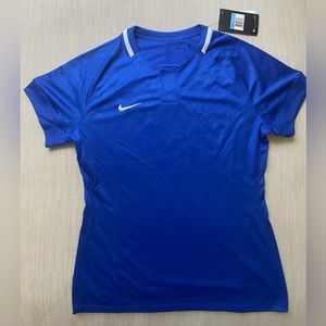 Nike Women’s Dri-Fit Soccer Jersey Shirt Blue Medium